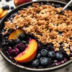 Blueberry Peach Crumble
