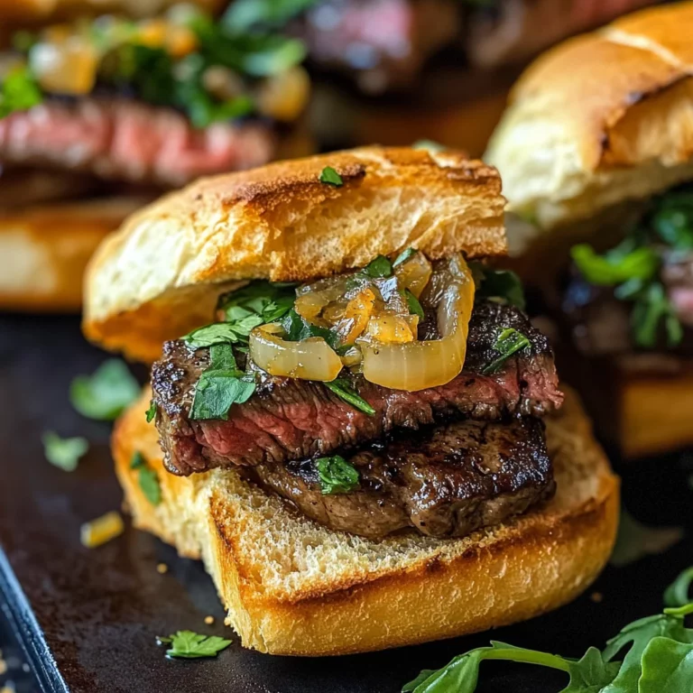 Cowboy Butter Steak Sliders