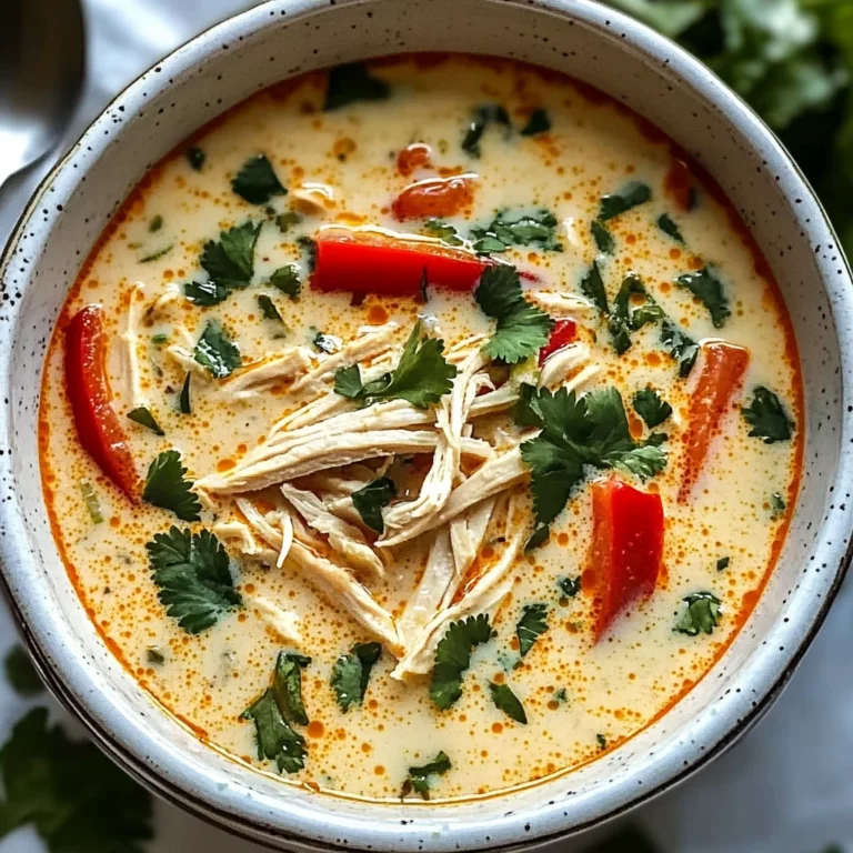 Easy Thai Coconut Chicken Soup