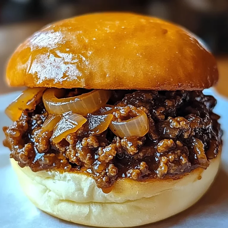 French Onion Beef Sloppy Joes