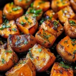 Garlic Butter Roasted Sweet Potatoes: A Delicious and Easy Recipe
