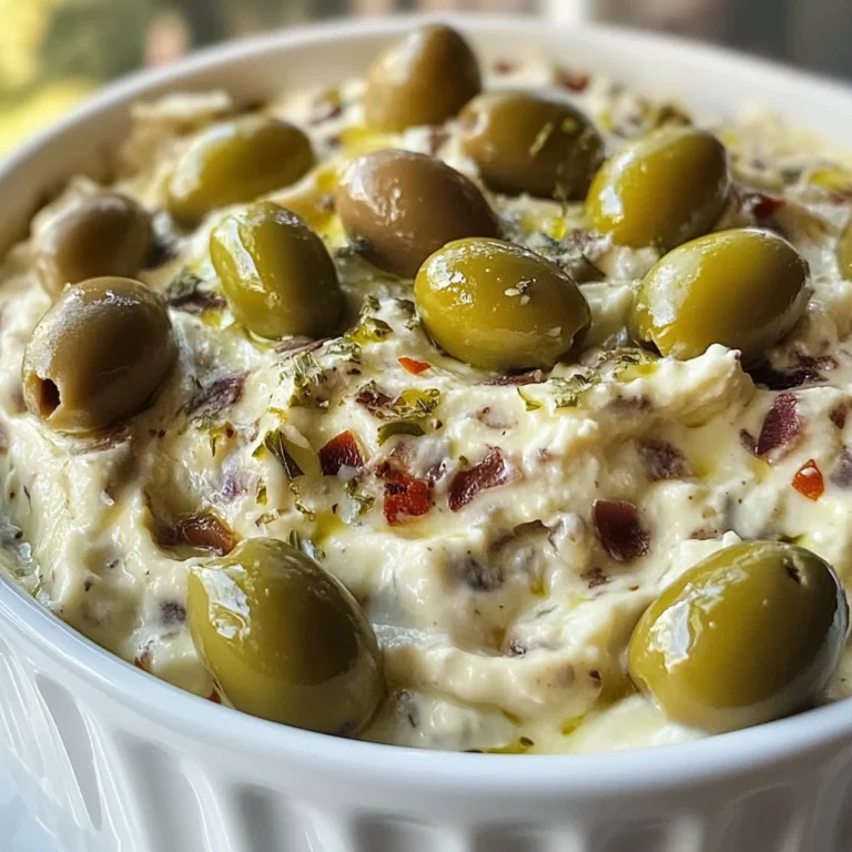 Green Olive Dip – Easy Creamy Party Favorite