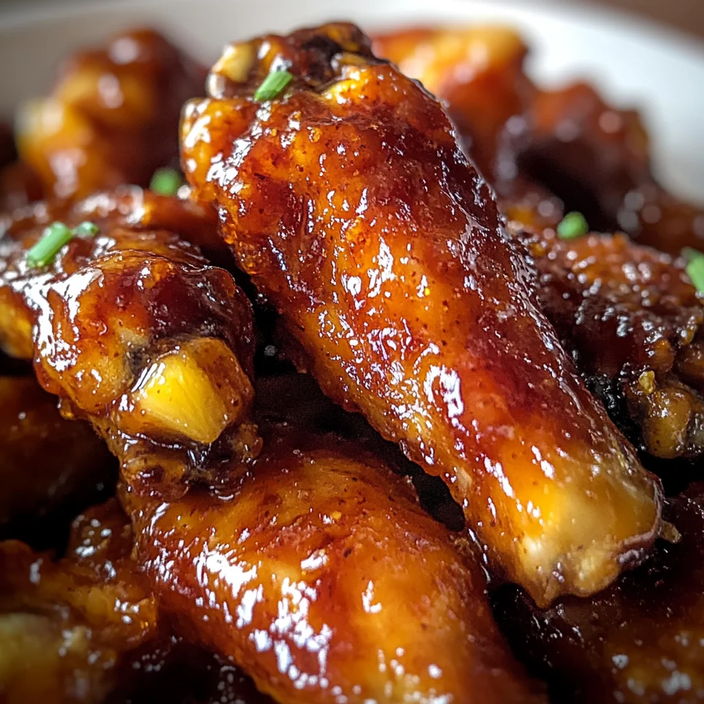 Irresistible Brown Sugar Pineapple Wings Chicken in 40 Minutes