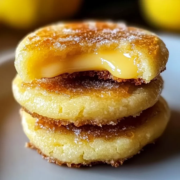 Lemon Curd Crème Brûlée Cookies - Tangy & Sweet Treat