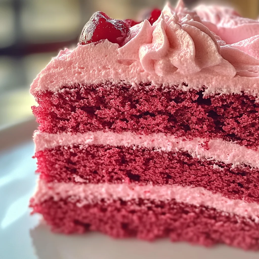 Mother's Day Pink Velvet Cake