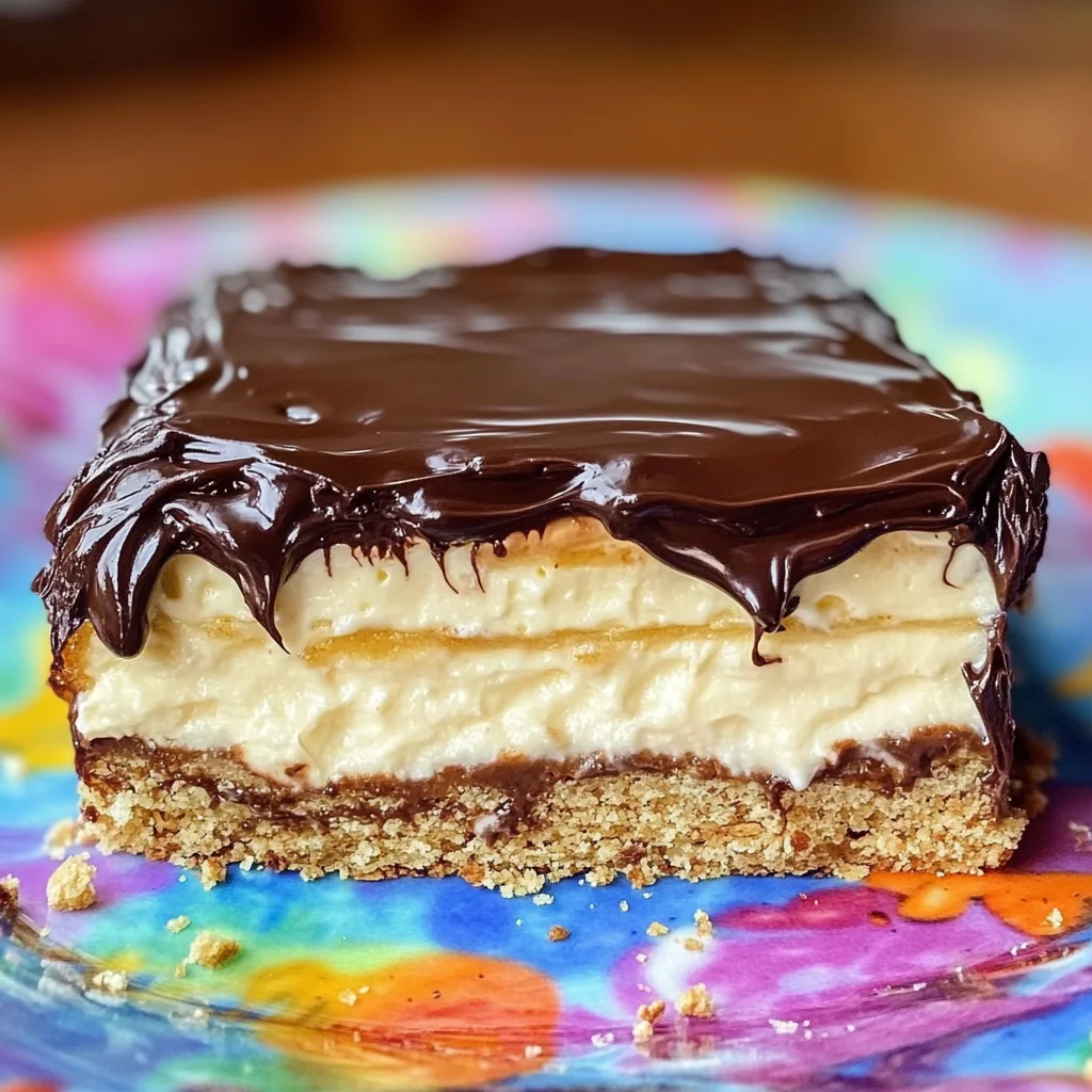 No-Bake Eclair Cake