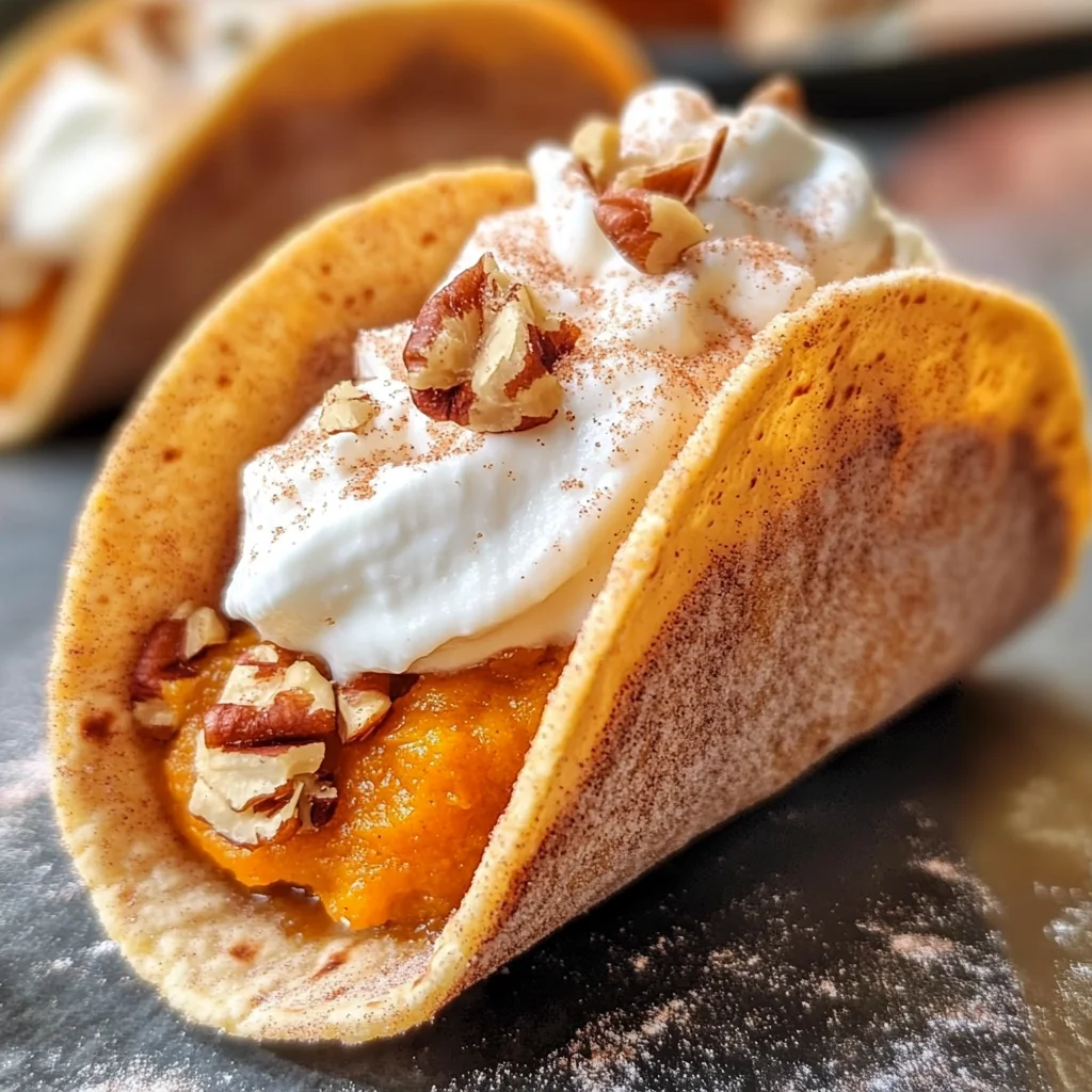 Pumpkin Pie Tacos