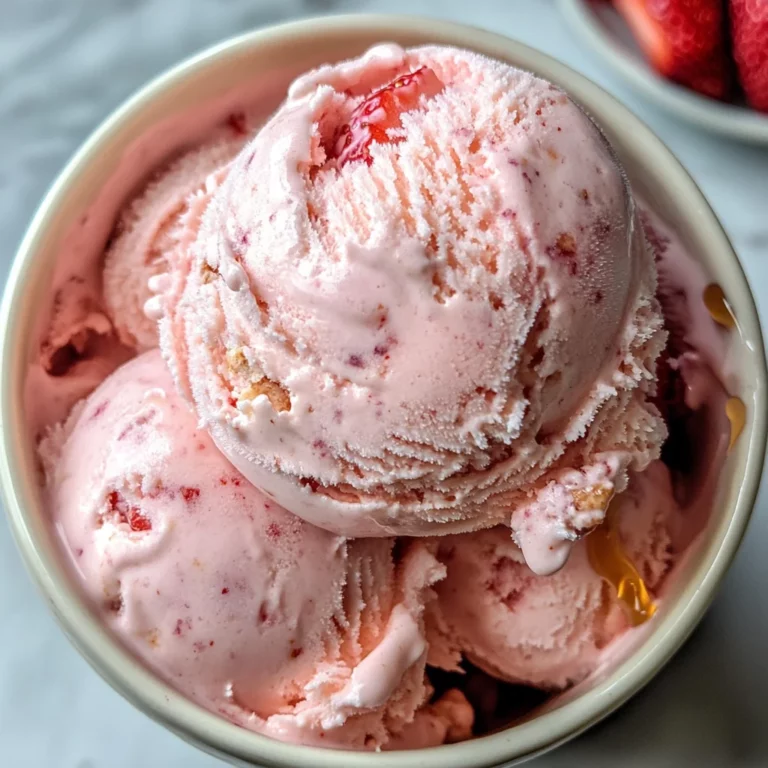 Strawberry Coconut Ice Cream