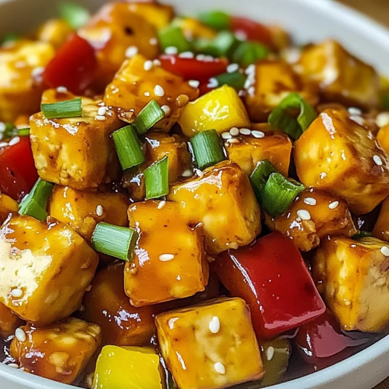 Vegan Pineapple Tofu