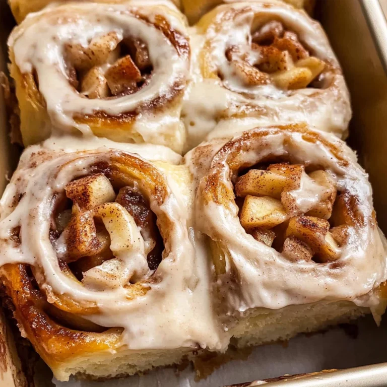 Apple Cinnamon Rolls with Apple Pie Filling