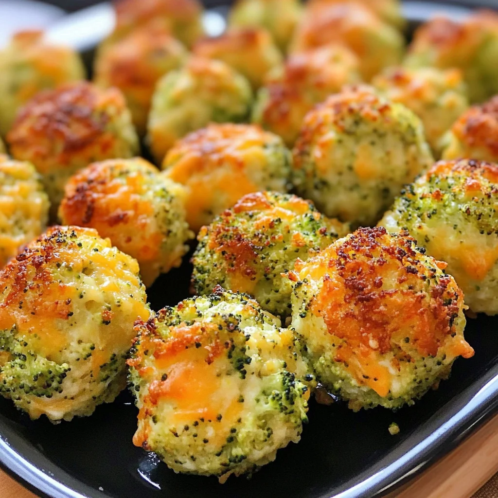 Baked Broccoli Cheese Balls