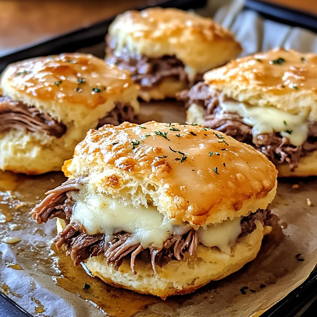 Baked French Dip Biscuits Recipe: A Comforting, Family-Friendly Meal