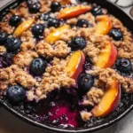 Blueberry Peach Crumble