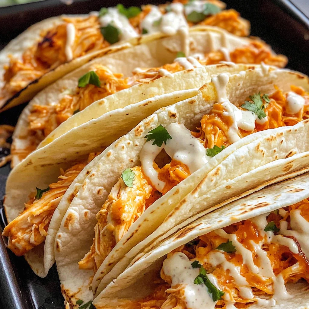 Buffalo Chicken Tacos Recipe