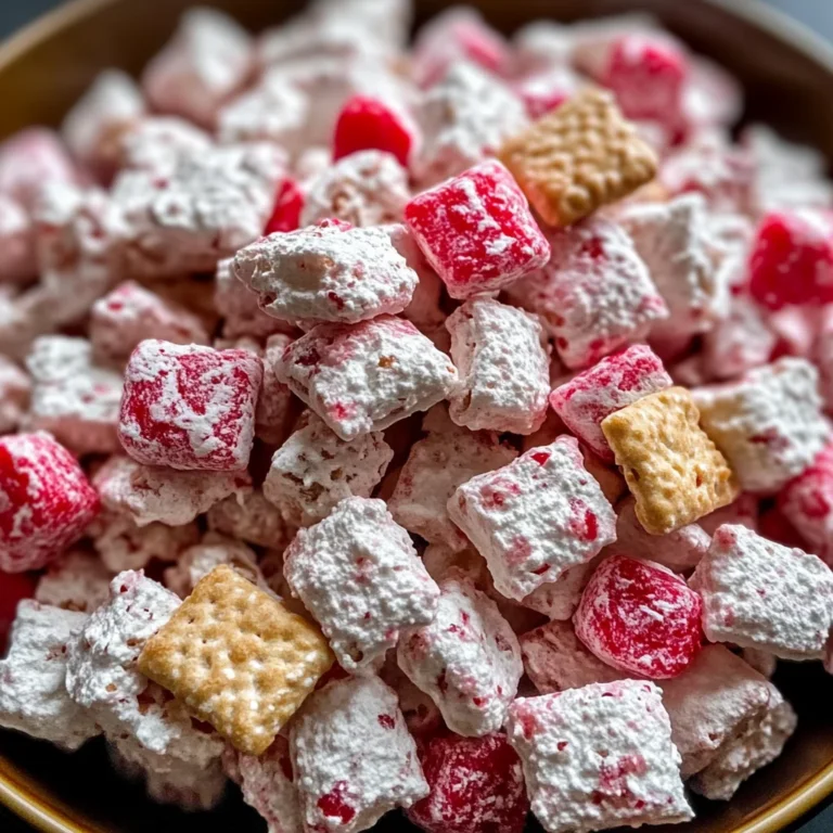 Cherry Cheesecake Puppy Chow