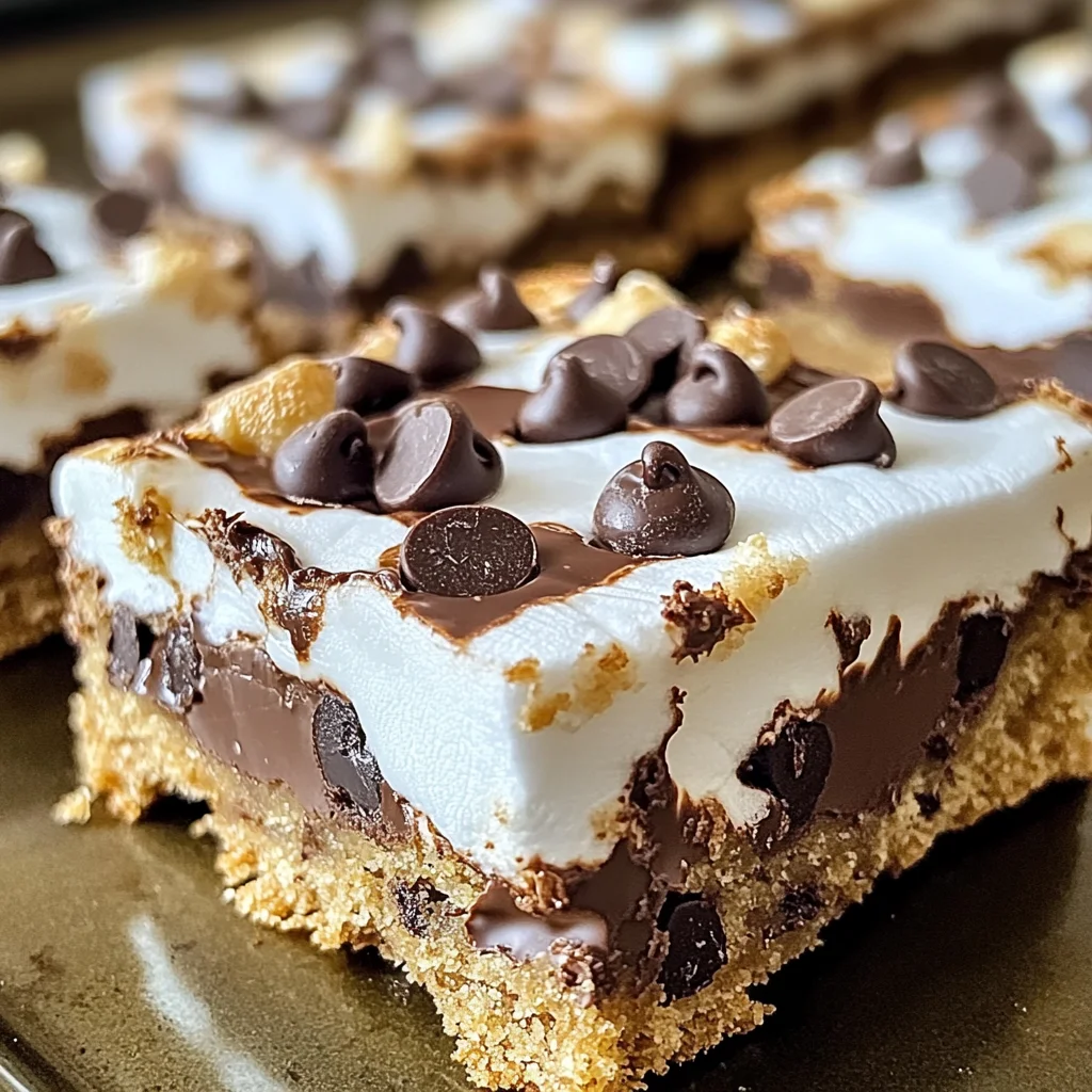 Chocolate Marshmallow Cookie Bars