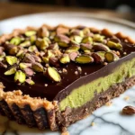 Chocolate Pistachio Ganache Tart Recipe