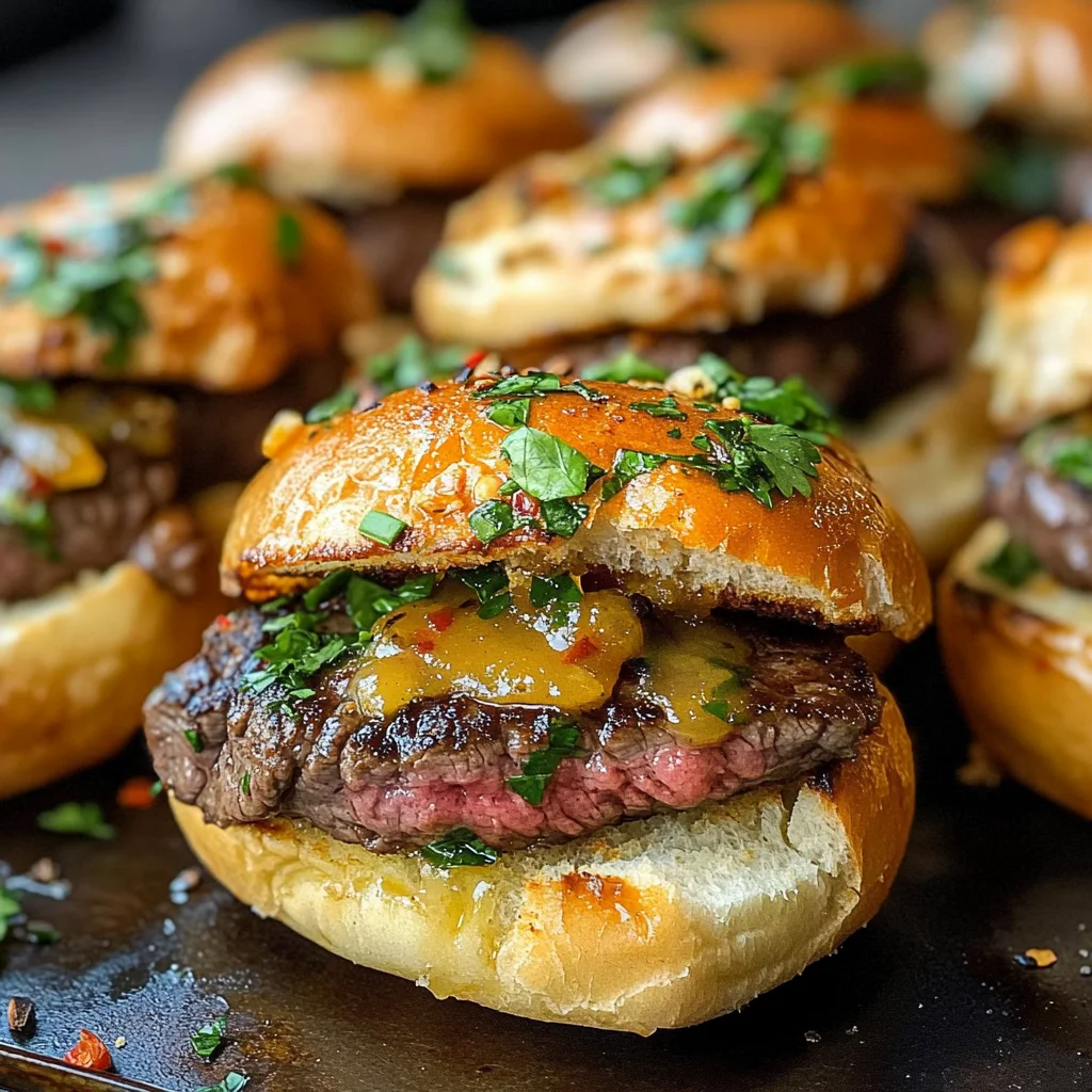Cowboy Butter Steak Sliders