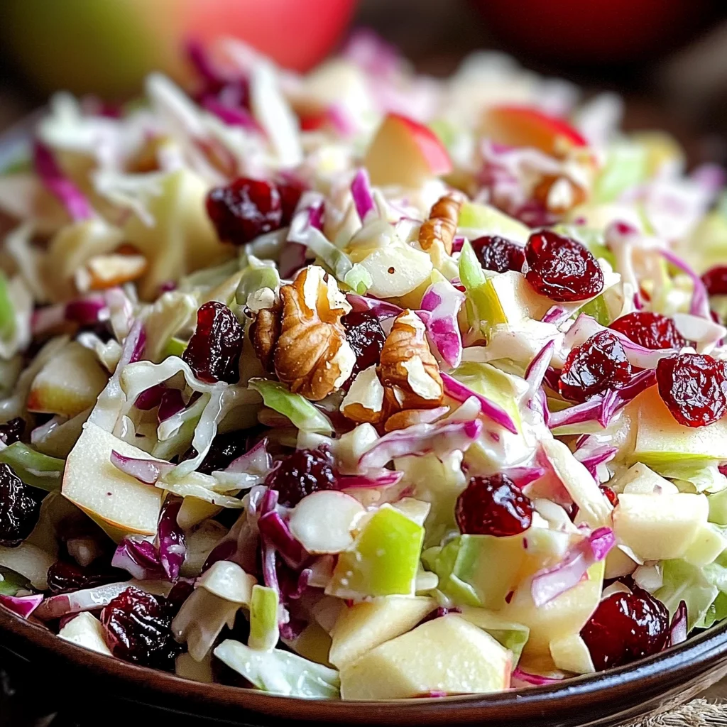 Cranberry Apple Coleslaw: A Delicious & Healthy Recipe