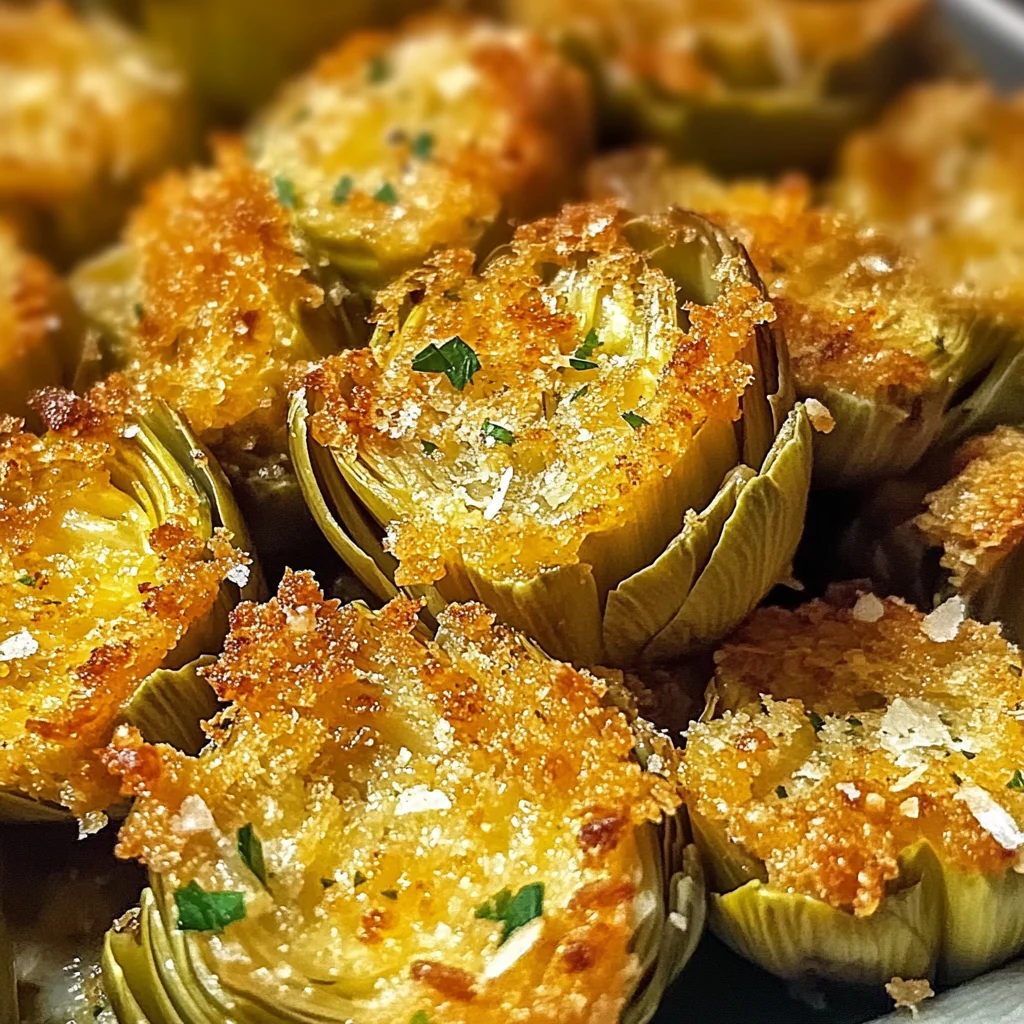 Crispy Parmesan Artichoke Hearts