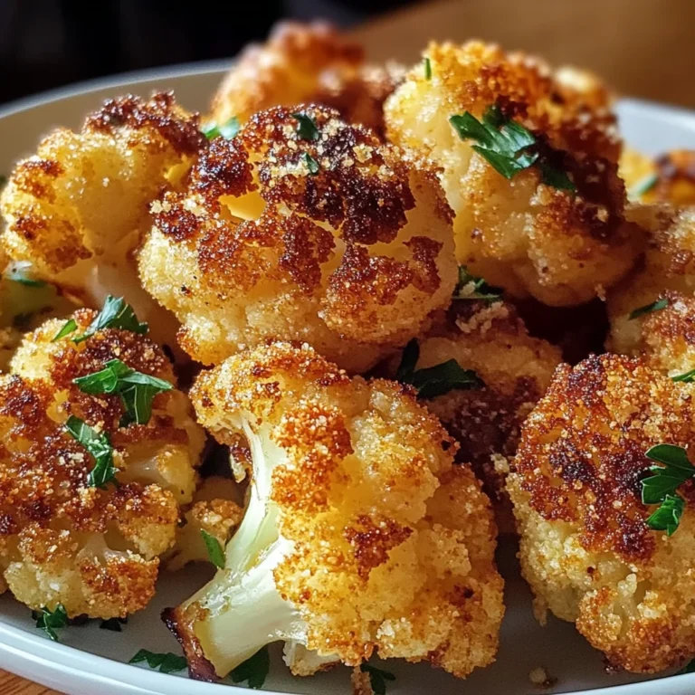 Crispy Roasted Cauliflower