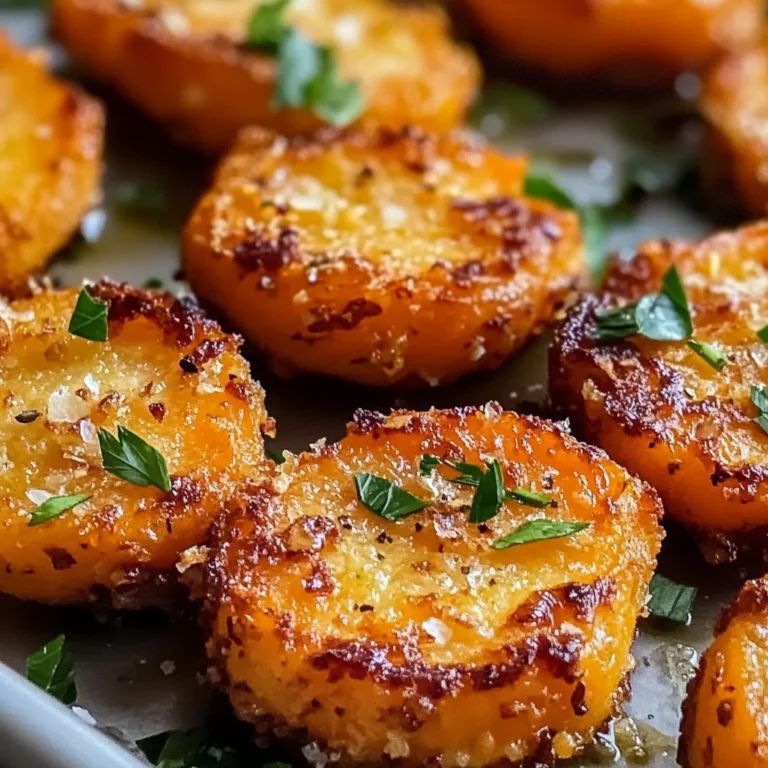 Crispy Smashed Carrots
