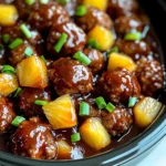 Crockpot Hawaiian Meatballs