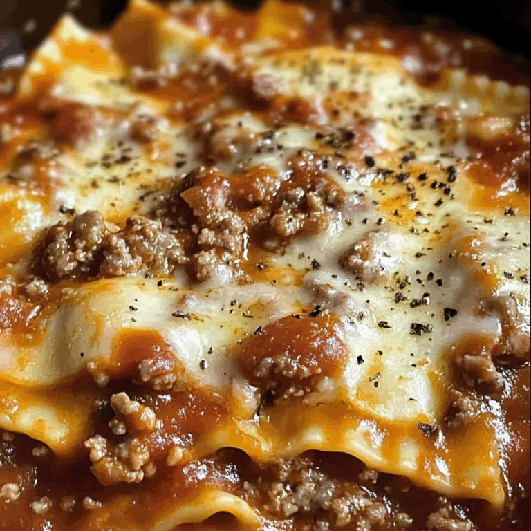 Crockpot Ravioli Lasagna: A Hands-Off, Flavor-Packed Comfort Food Masterpiece