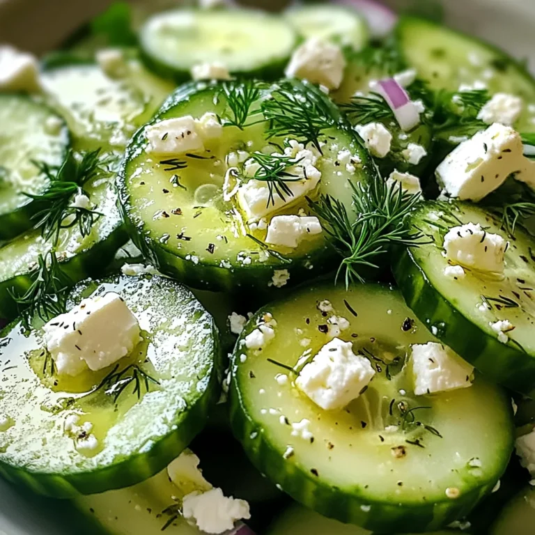 Cucumber Feta Salad