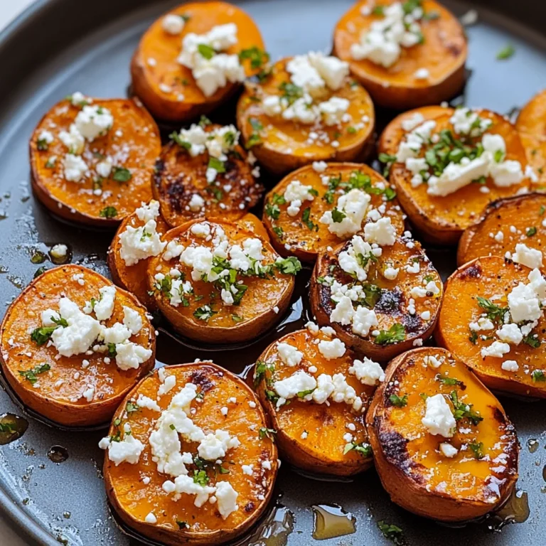 Delicious Honey Feta Sweet Potato Rounds Recipe for Any Meal
