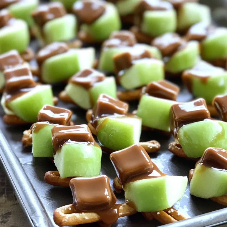 Easy Caramel Apple Bites