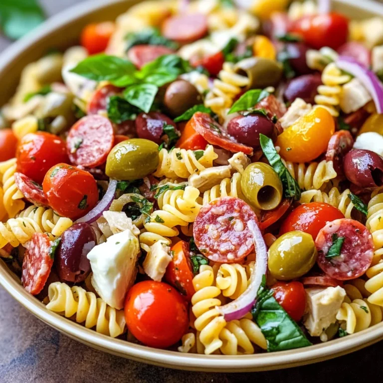Easy Italian Antipasto Pasta Salad