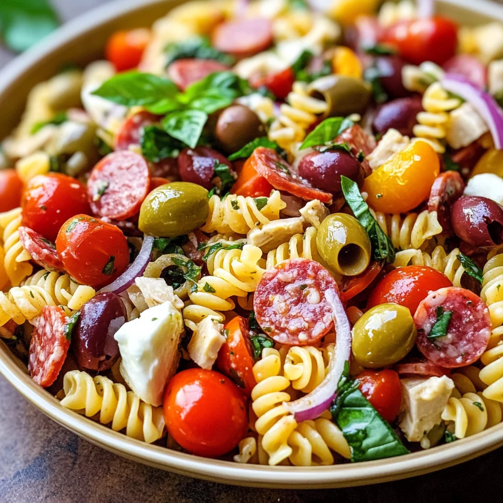 Easy Italian Antipasto Pasta Salad