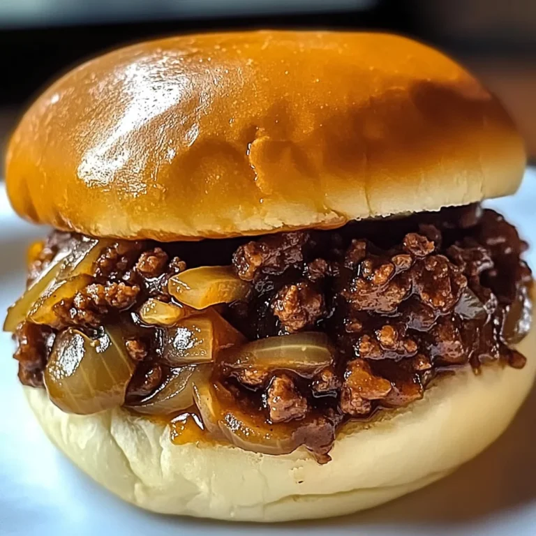 French Onion Beef Sloppy Joes