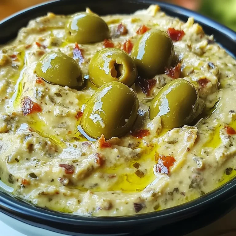 Green Olive Dip – Easy Creamy Party Favorite