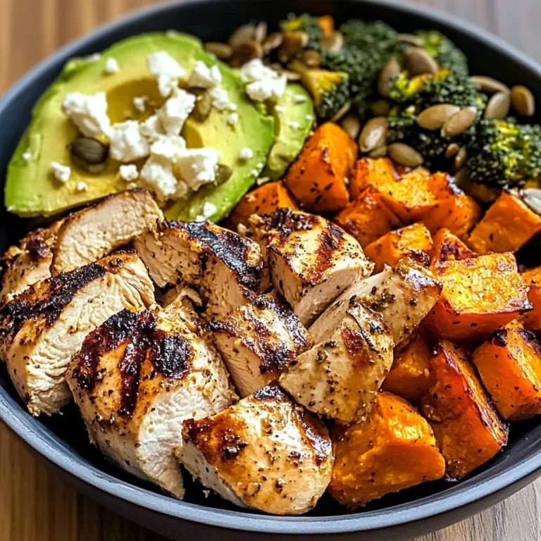Grilled Chicken & Sweet Potato Bowl