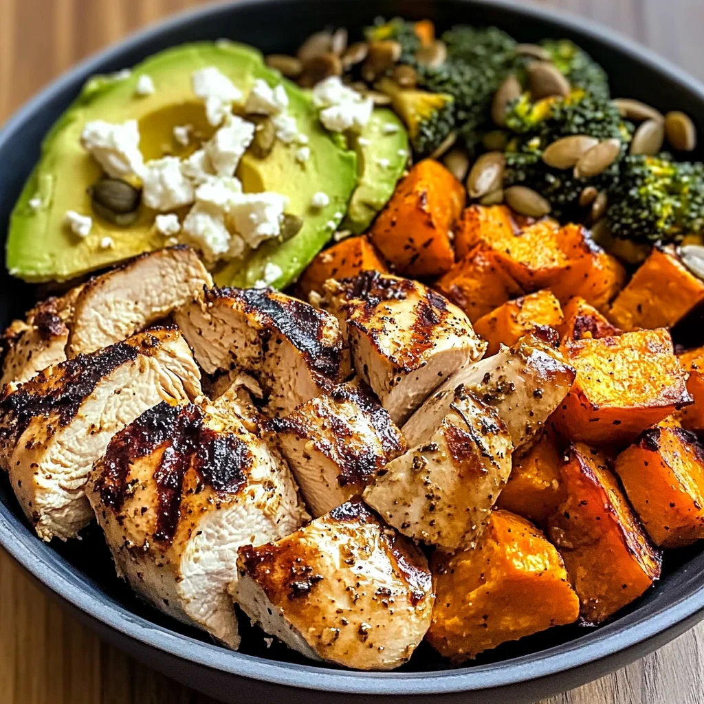 Grilled Chicken & Sweet Potato Bowl