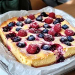 Healthy Berry Cottage Cheese Clafoutis
