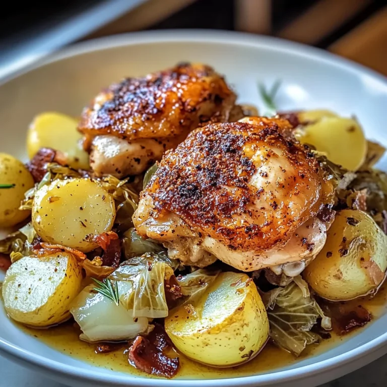 Irish Chicken with Cabbage and Potatoes