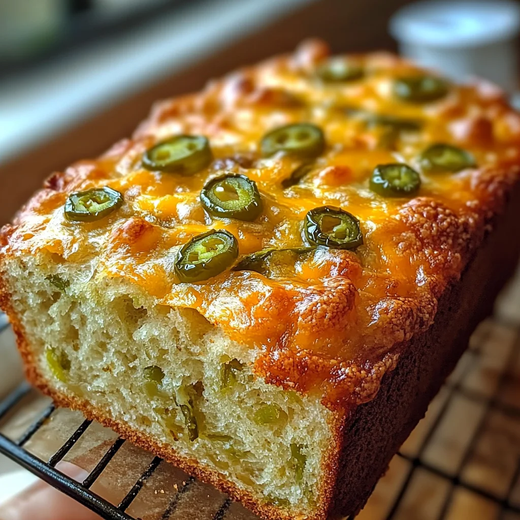 Jalapeno Cheddar Beer Bread