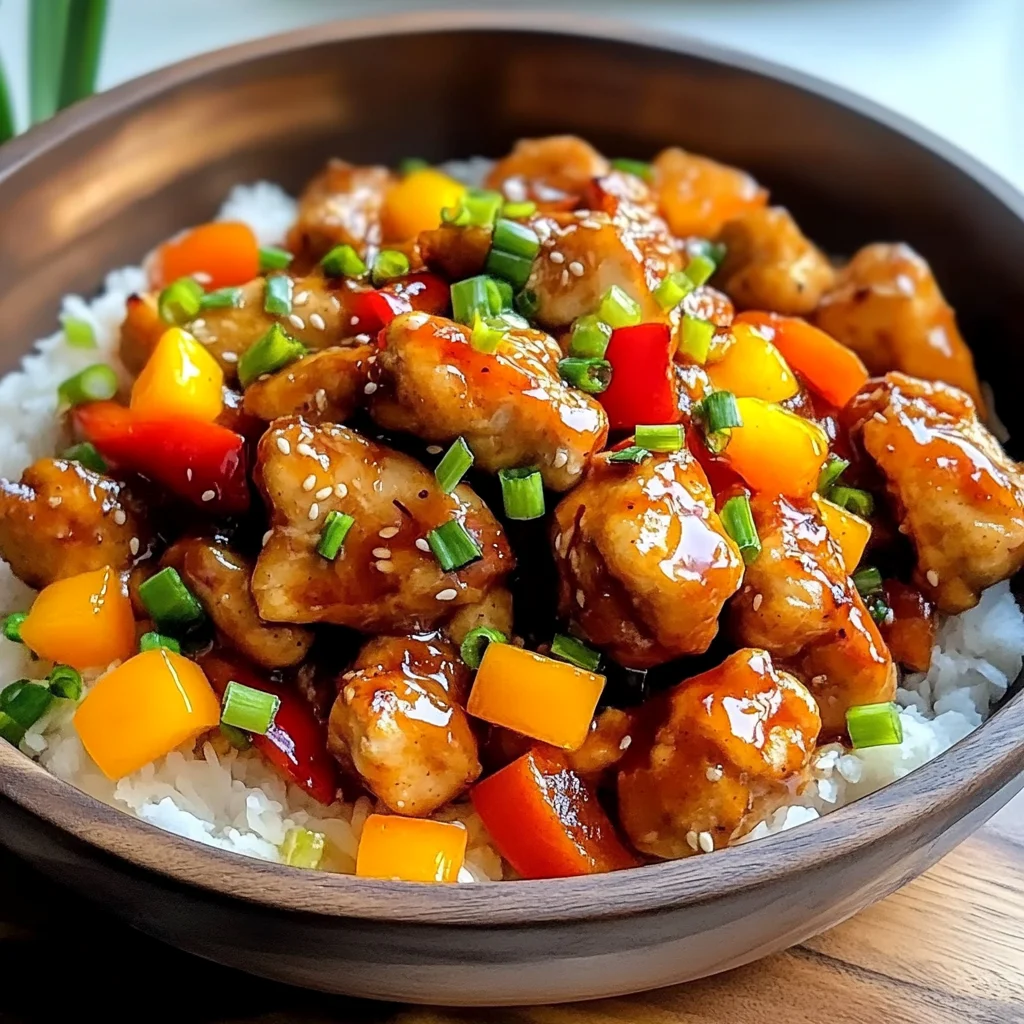 Juicy Blackstone Orange Chicken
