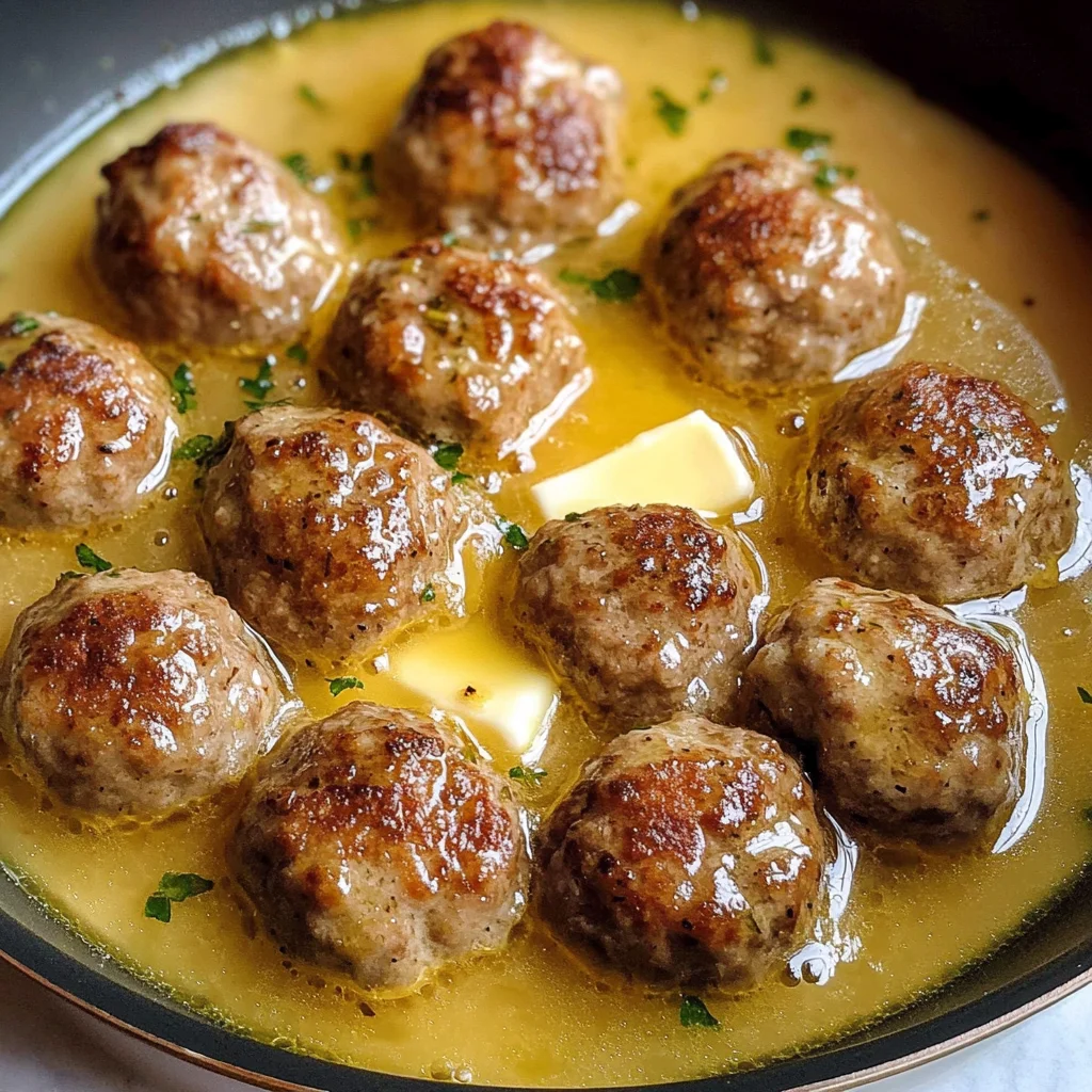 Keftedes In Lemon Sauce