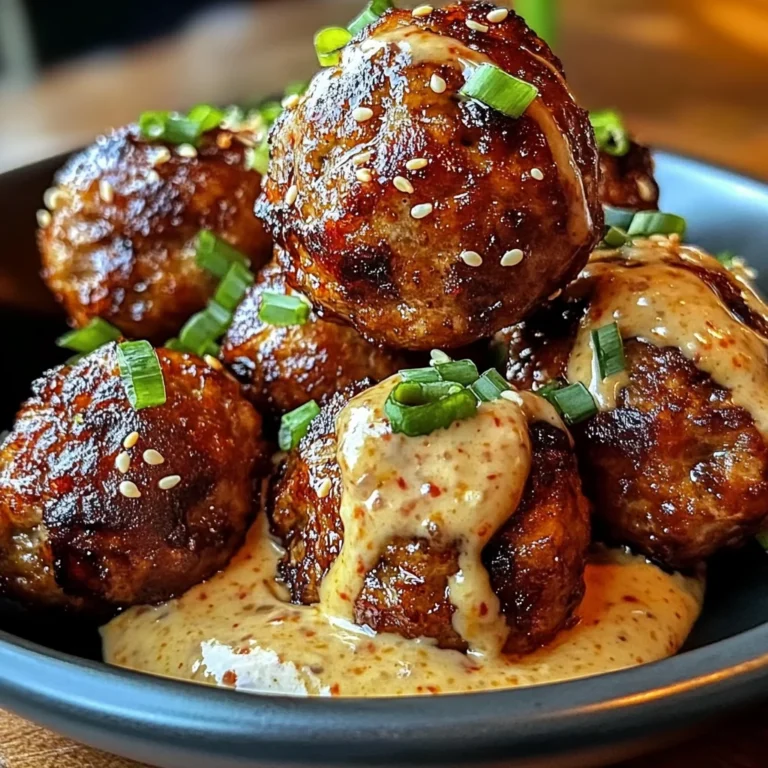 Korean BBQ Meatballs with Spicy Mayo Dip: An Incredible 7-Step Recipe