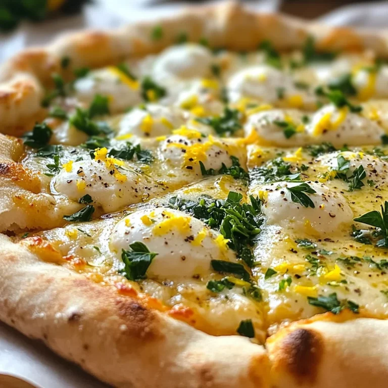 Lemon Pizza with Fresh Herbs