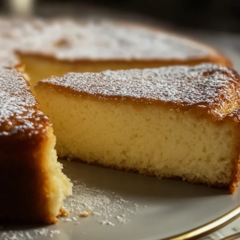 MIGLIACCIO: RICOTTA AND SEMOLINA CAKE