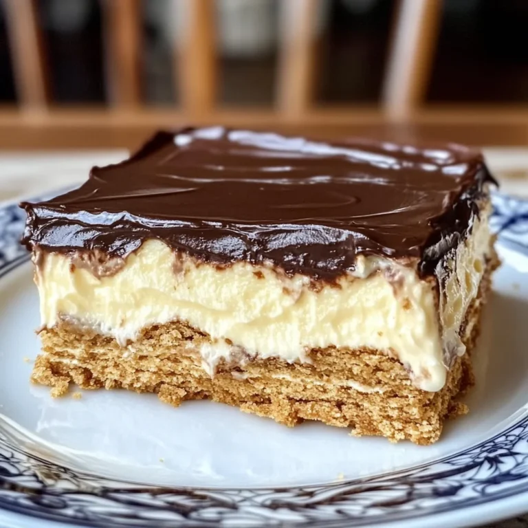 No-Bake Eclair Cake