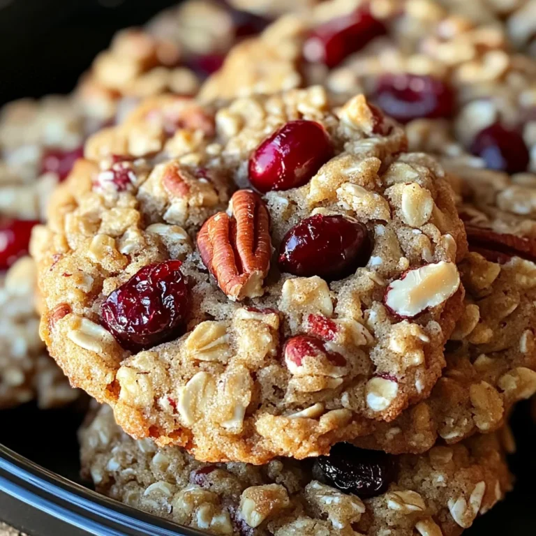 Oatmeal Cranberry Pecan Cookies
