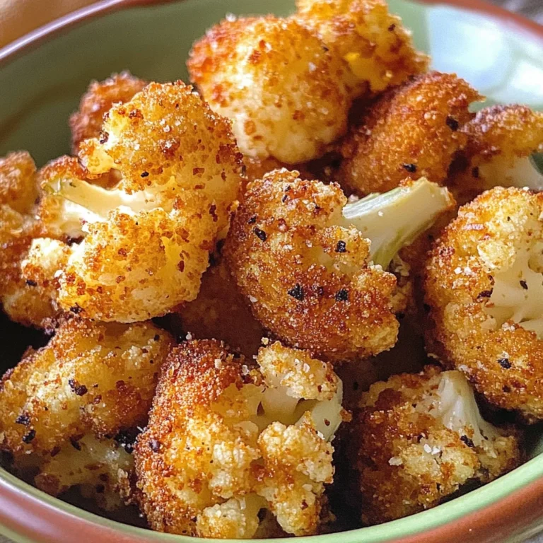 Parmesan Cauliflower Bites - Just 5 Ingredients