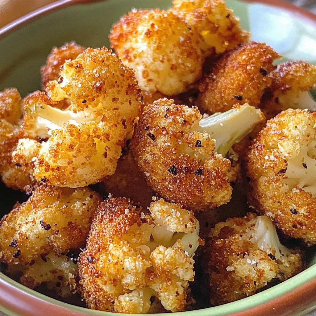 Parmesan Cauliflower Bites - Just 5 Ingredients