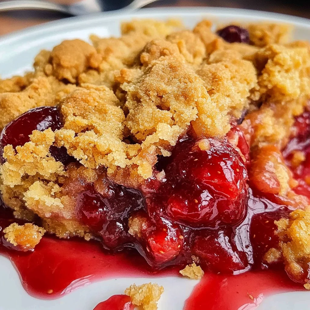 Peanut Butter and Jelly Cobbler